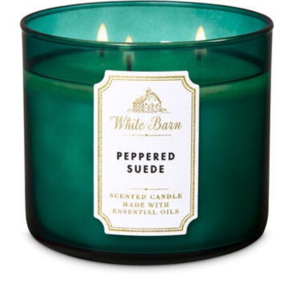 Pepperd suede candle